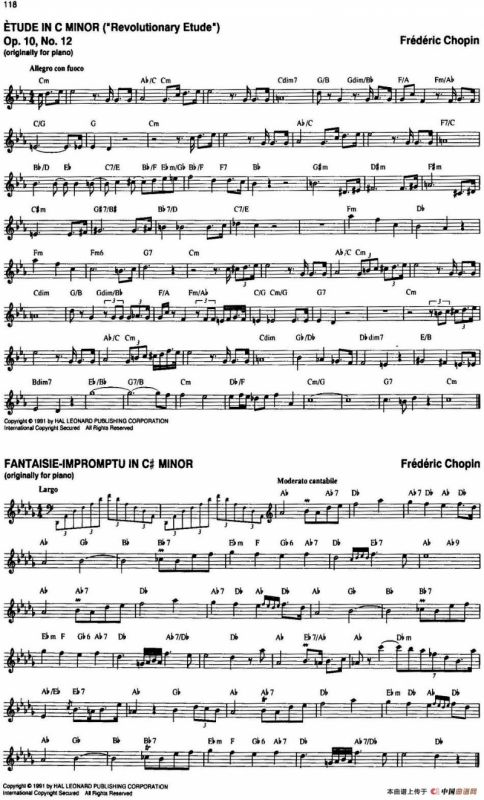 The Real Little Classical Fake Book（P101-120）