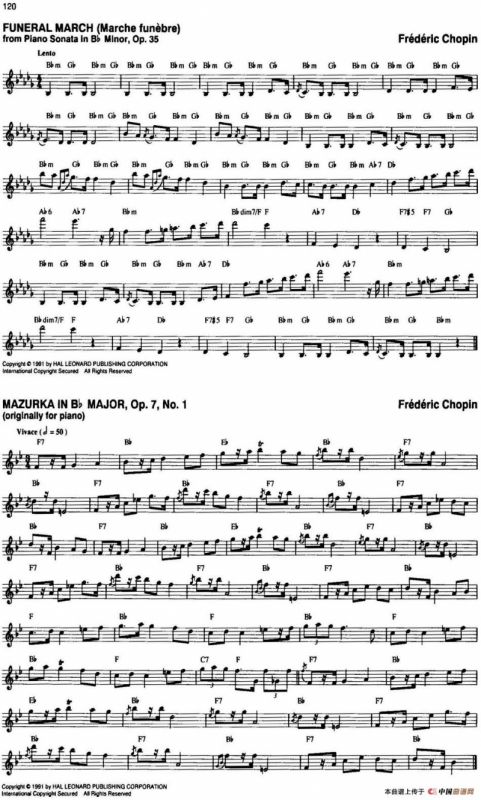 The Real Little Classical Fake Book（P101-120）