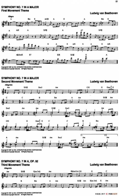 The Real Little Classical Fake Book（P81-100）