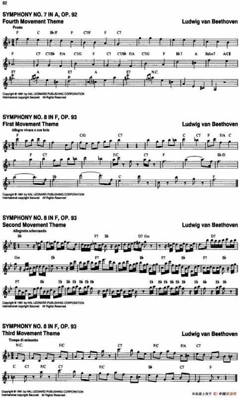 The Real Little Classical Fake Book（P81-100）