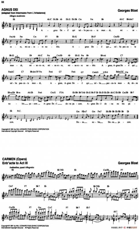 The Real Little Classical Fake Book（P81-100）