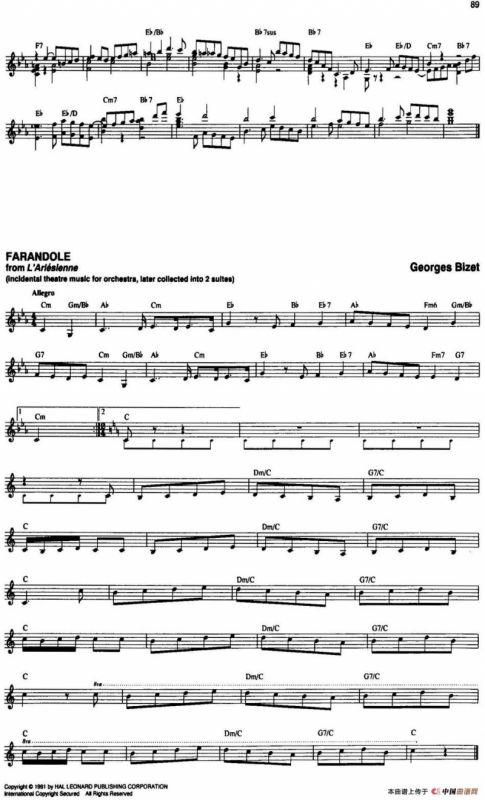 The Real Little Classical Fake Book（P81-100）