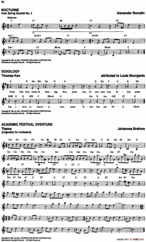 The Real Little Classical Fake Book（P81-100）