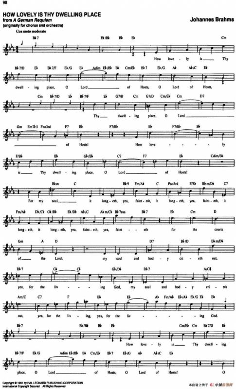 The Real Little Classical Fake Book（P81-100）