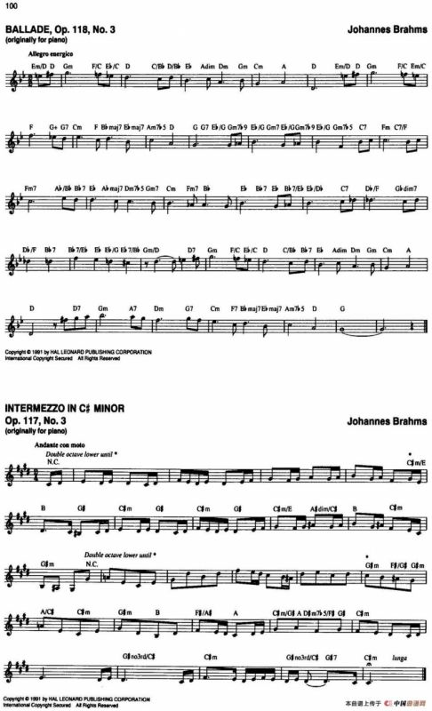 The Real Little Classical Fake Book（P81-100）