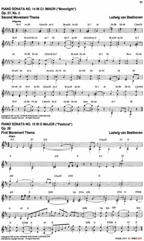 The Real Little Classical Fake Book（P61-80）