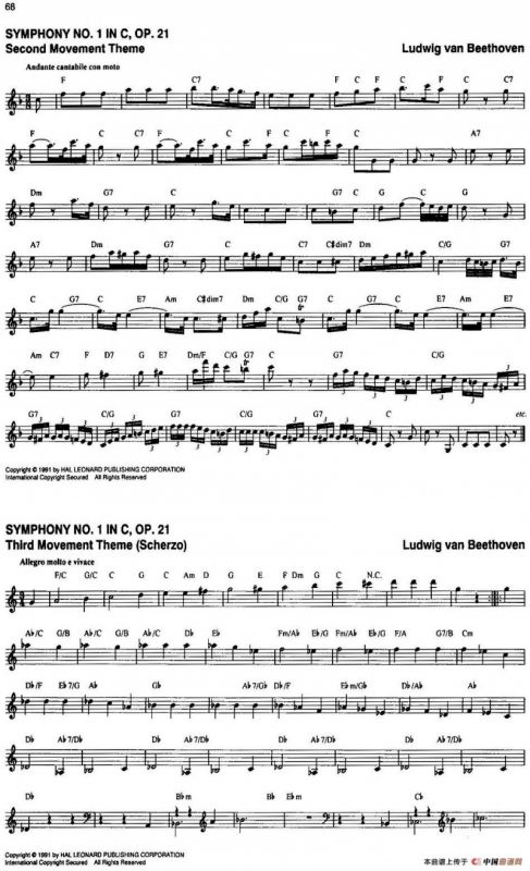 The Real Little Classical Fake Book（P61-80）