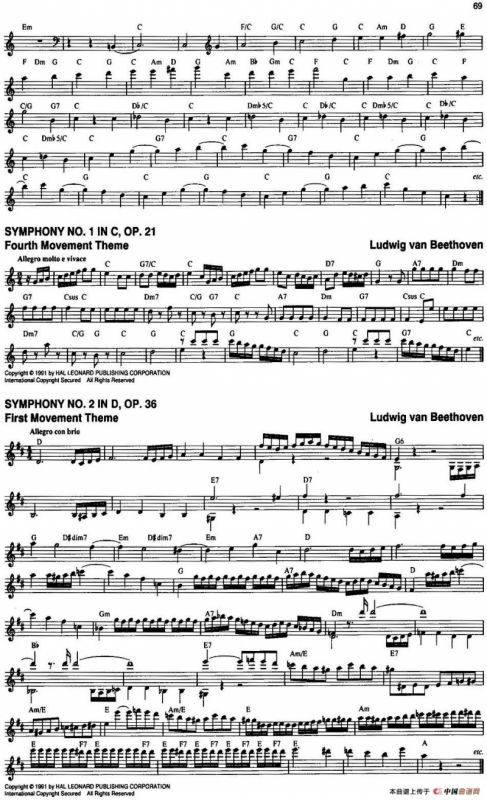 The Real Little Classical Fake Book（P61-80）