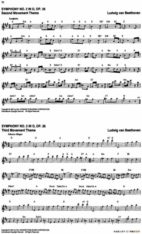 The Real Little Classical Fake Book（P61-80）