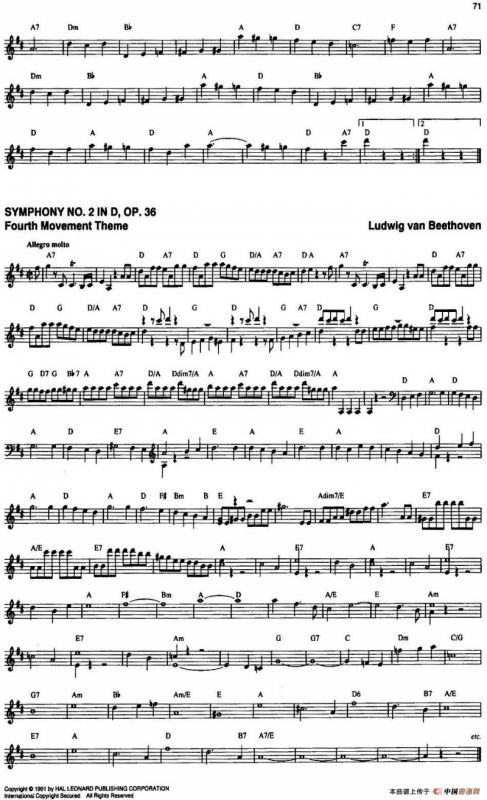 The Real Little Classical Fake Book（P61-80）