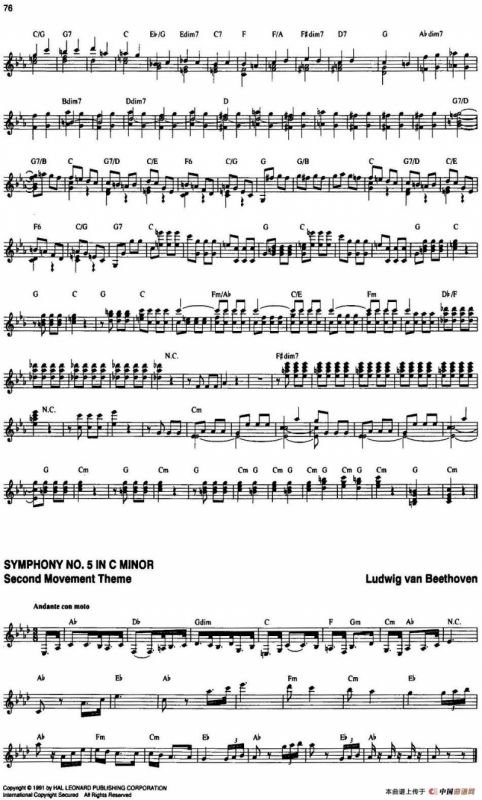 The Real Little Classical Fake Book（P61-80）