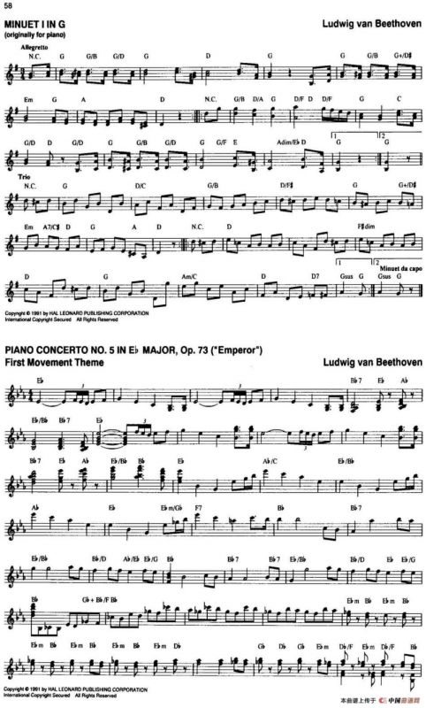 The Real Little Classical Fake Book（P41-60）