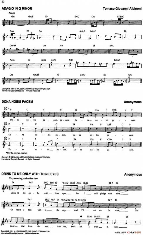 The Real Little Classical Fake Book（P21-40）