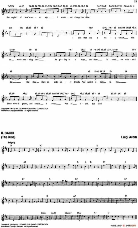 The Real Little Classical Fake Book（P21-40）