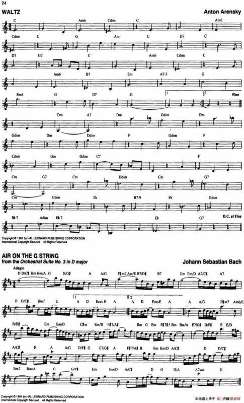 The Real Little Classical Fake Book（P21-40）