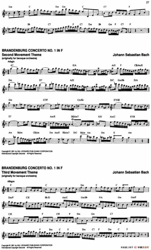 The Real Little Classical Fake Book（P21-40）