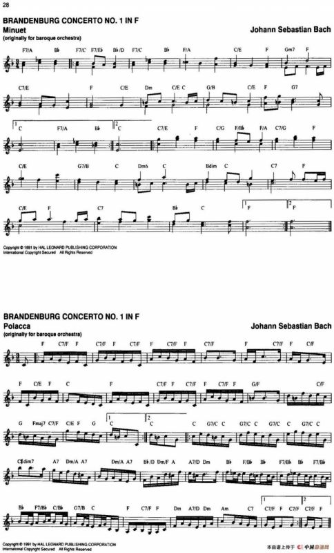 The Real Little Classical Fake Book（P21-40）