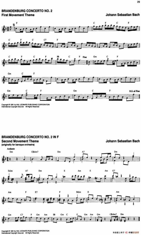 The Real Little Classical Fake Book（P21-40）