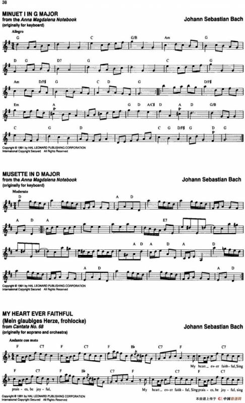 The Real Little Classical Fake Book（P21-40）