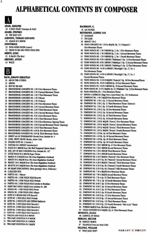 The Real Little Classical Fake Book（P1-20）