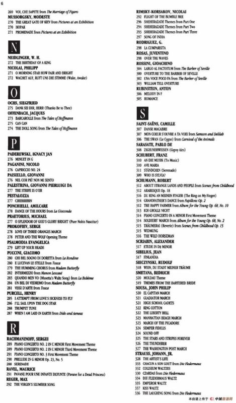 The Real Little Classical Fake Book（P1-20）