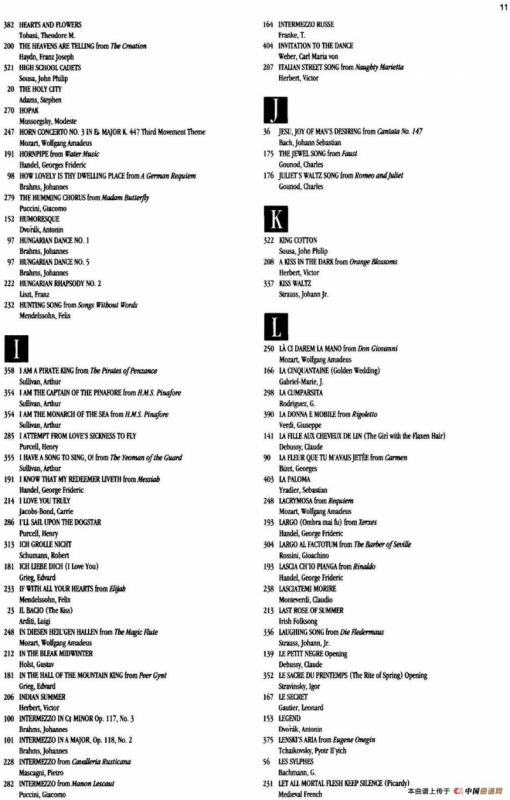 The Real Little Classical Fake Book（P1-20）