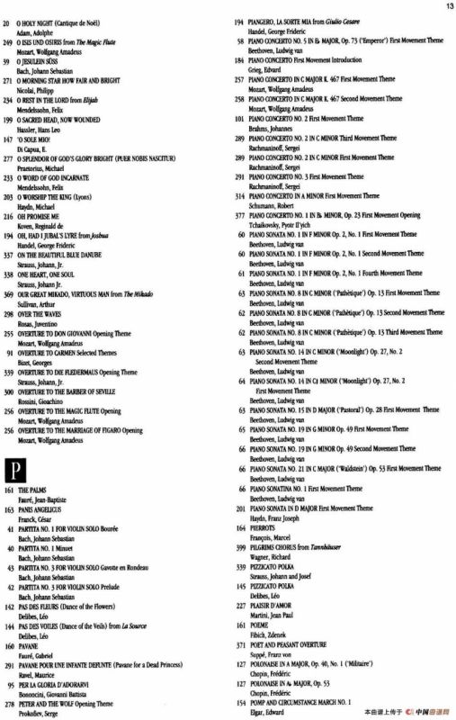 The Real Little Classical Fake Book（P1-20）