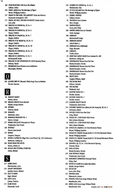 The Real Little Classical Fake Book（P1-20）