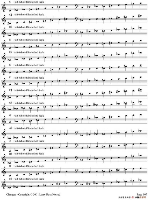 Changes（爵士乐和弦教材）（P101-125）