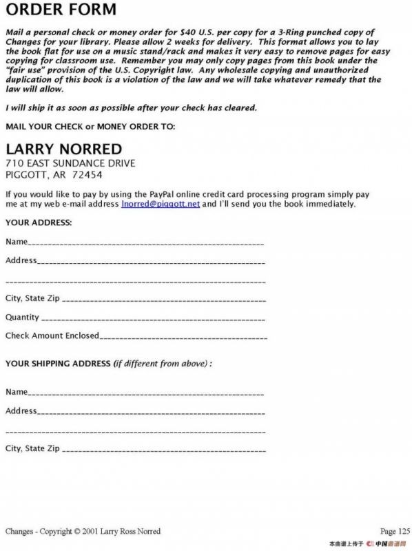 Changes（爵士乐和弦教材）（P101-125）