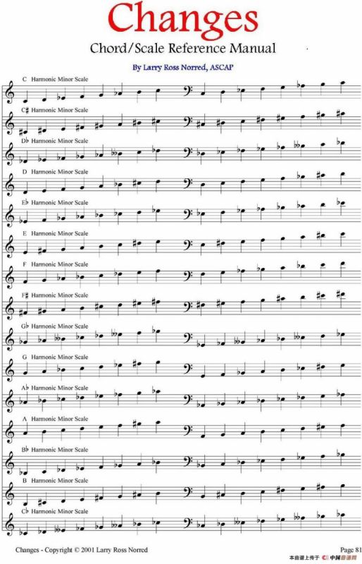 Changes（爵士乐和弦教材）（P81-100）
