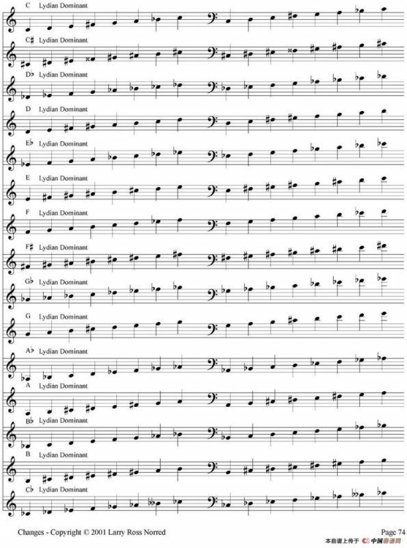 Changes（爵士乐和弦教材）（P61-80）