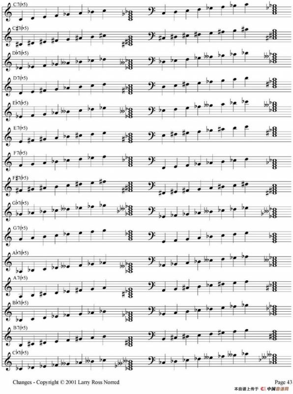 Changes（爵士乐和弦教材）（P41-60）