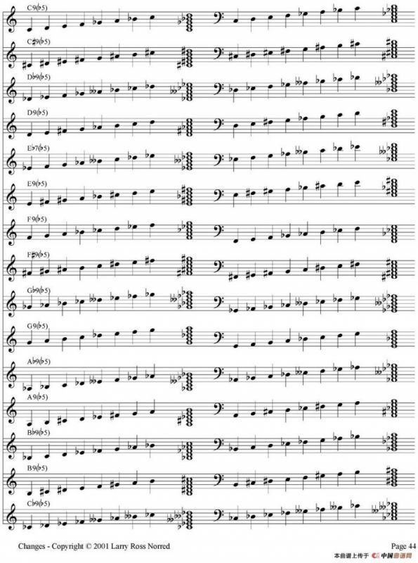 Changes（爵士乐和弦教材）（P41-60）