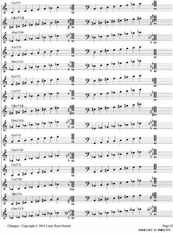 Changes（爵士乐和弦教材）（P41-60）