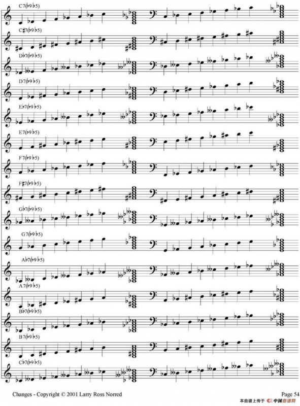 Changes（爵士乐和弦教材）（P41-60）