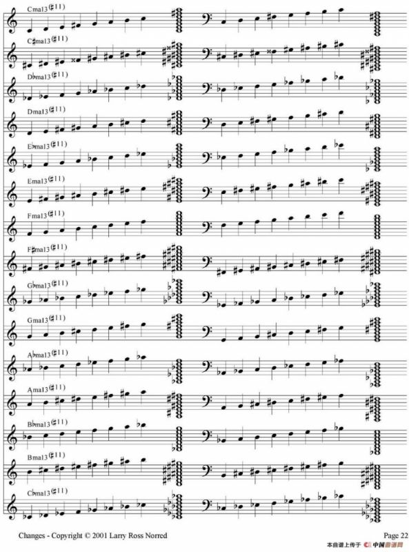 Changes（爵士乐和弦教材）（P21-40）