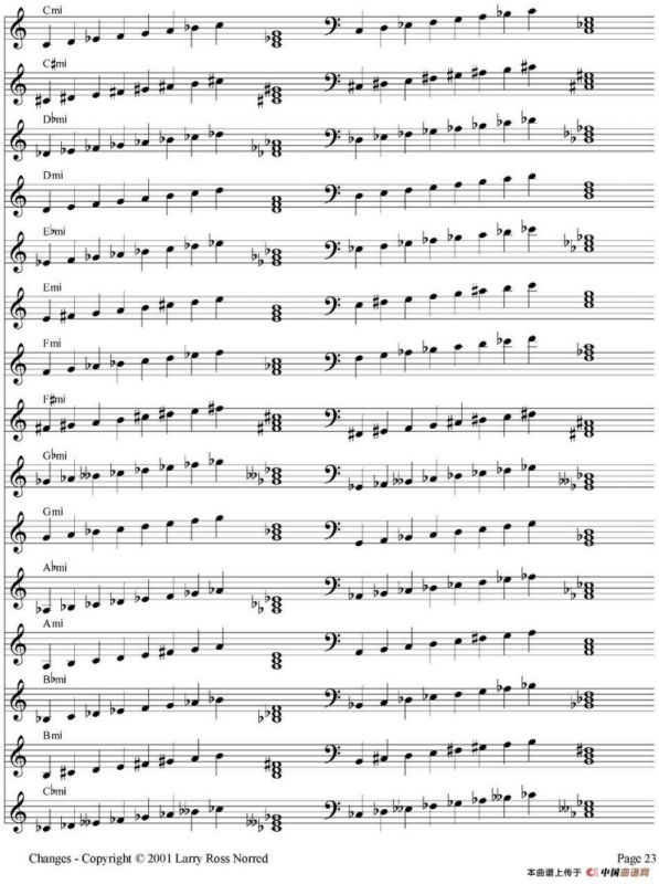Changes（爵士乐和弦教材）（P21-40）