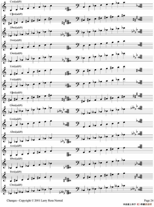 Changes（爵士乐和弦教材）（P21-40）