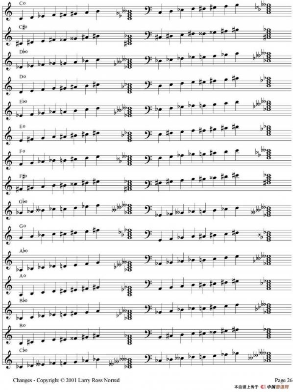 Changes（爵士乐和弦教材）（P21-40）