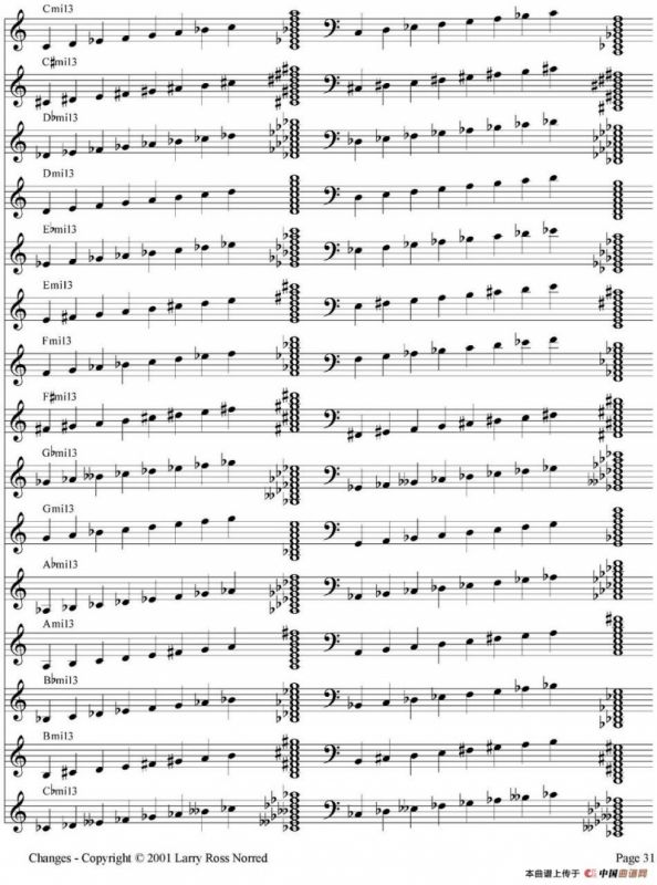 Changes（爵士乐和弦教材）（P21-40）