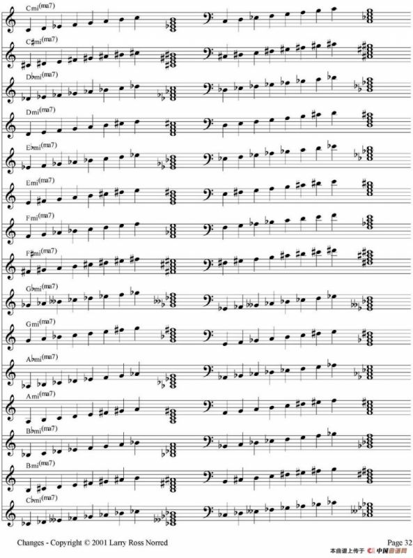 Changes（爵士乐和弦教材）（P21-40）