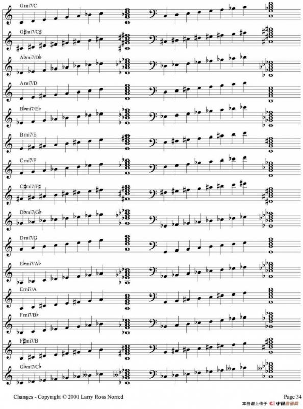 Changes（爵士乐和弦教材）（P21-40）