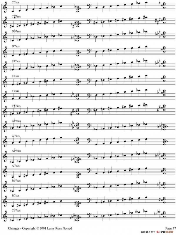 Changes（爵士乐和弦教材）（P21-40）