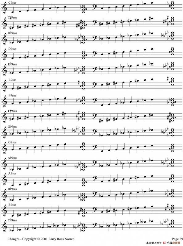 Changes（爵士乐和弦教材）（P21-40）