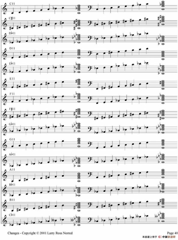 Changes（爵士乐和弦教材）（P21-40）