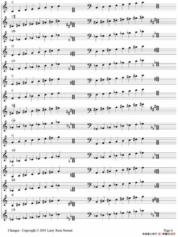 Changes（爵士乐和弦教材）（P1-20）