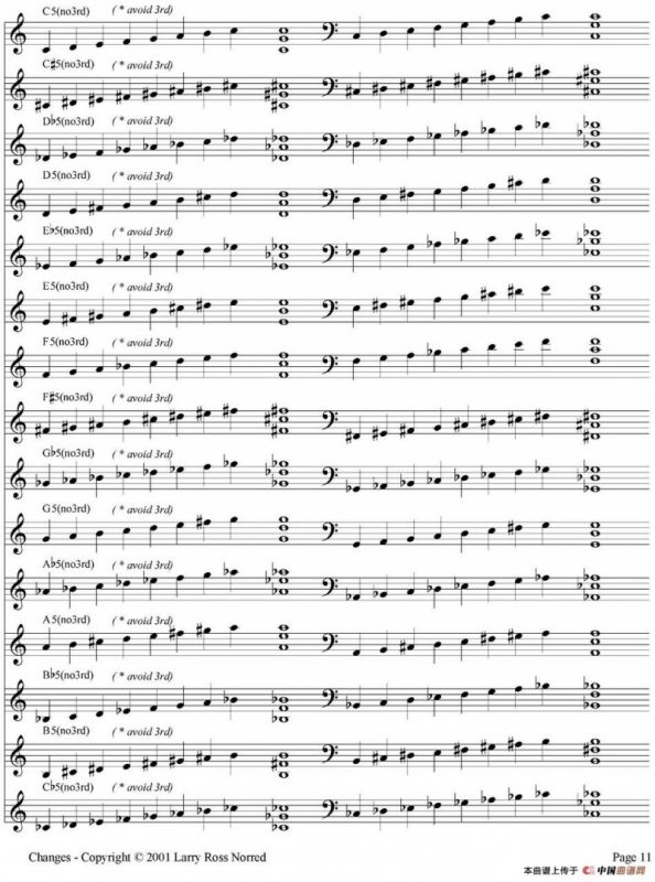 Changes（爵士乐和弦教材）（P1-20）