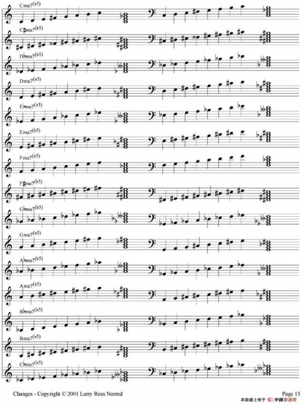 Changes（爵士乐和弦教材）（P1-20）