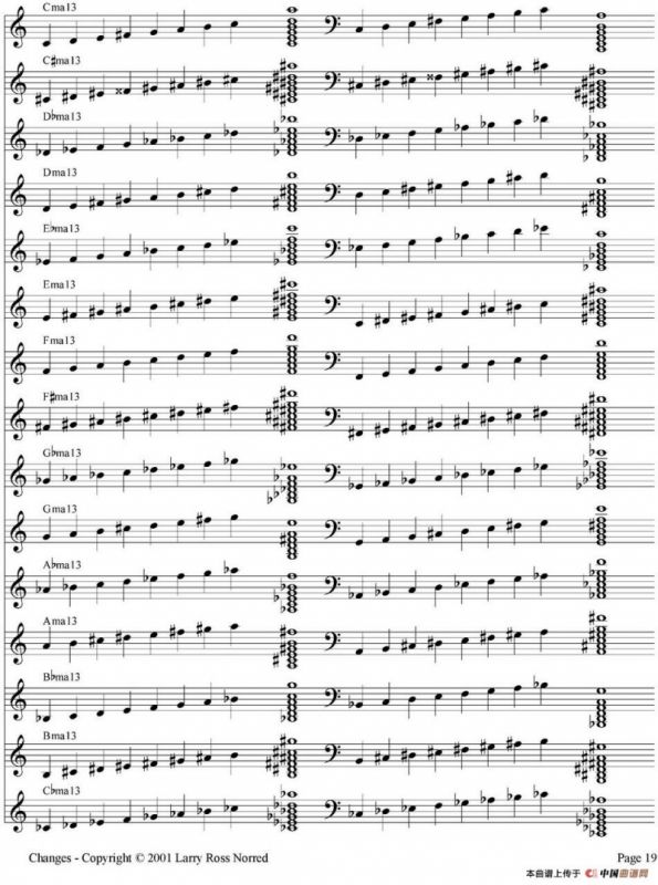 Changes（爵士乐和弦教材）（P1-20）